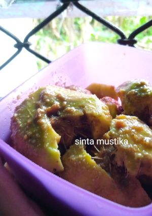 Foto resep Rujak kedondong geprek