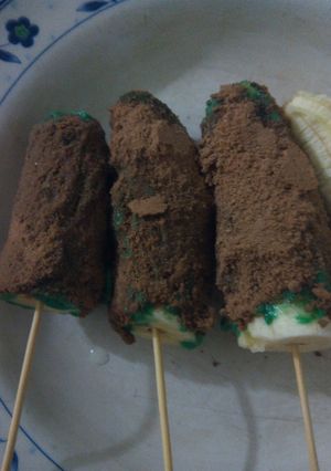 Foto resep Pisang coklat leleh tabur milo