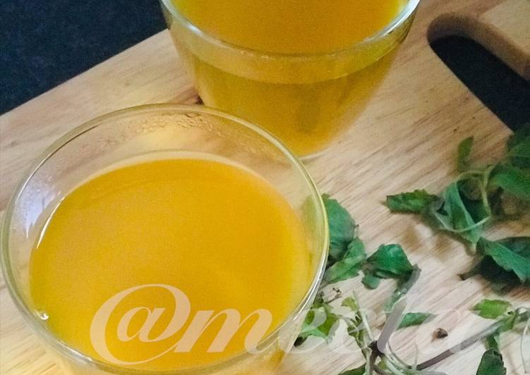 Step-by-Step Guide to Make Speedy Golden Yellow TeavA fighter for our immune system thru Corona