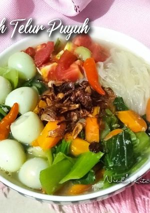 Foto resep Mie Kuah Telur Puyuh