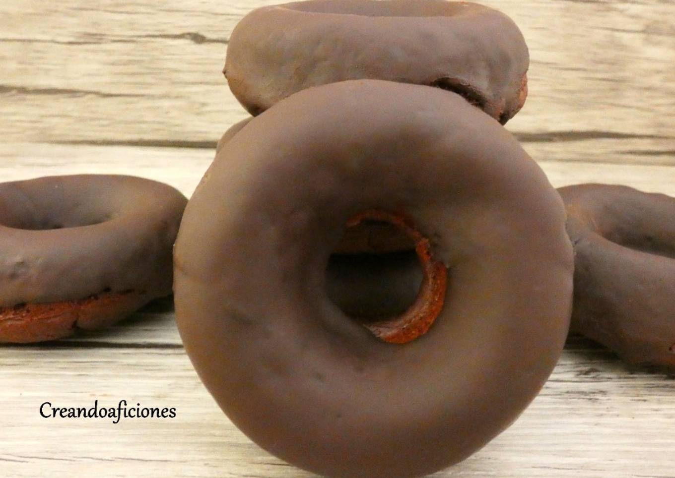 Donuts de chocolate y calabaza