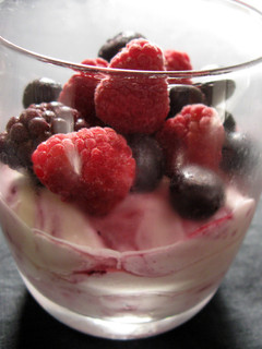 A picture of Mixed Berries & Yoghurt Fool.