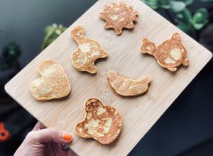 Una foto de Pancakes de zanahoria bebés 👶🏼