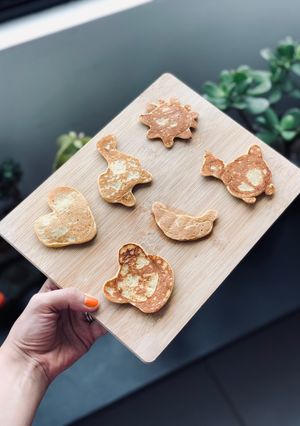 Una foto de Pancakes de zanahoria bebés 👶🏼