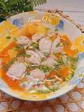 Canh cải thảo cà rốt chả cá