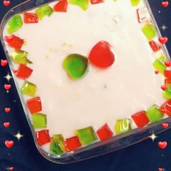 A picture of Fruit trifle.