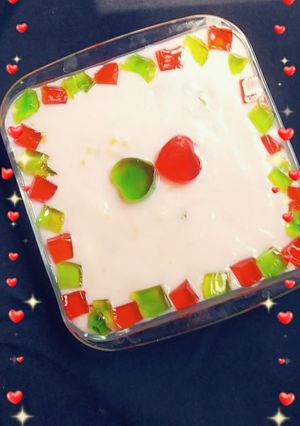A picture of Fruit trifle.