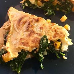 A picture of Spinach Feta Quesadilla.