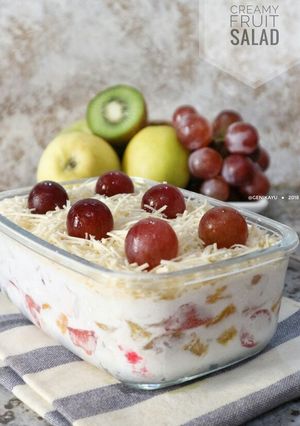 Foto resep Creamy fruit salad