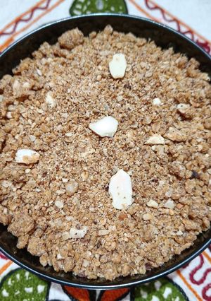 A picture of Oats dry fruit panjeeri.