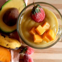 Mango smoothie A picture of Mango smoothie.