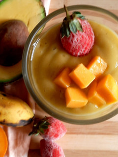A picture of Mango smoothie.