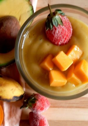 A picture of Mango smoothie.