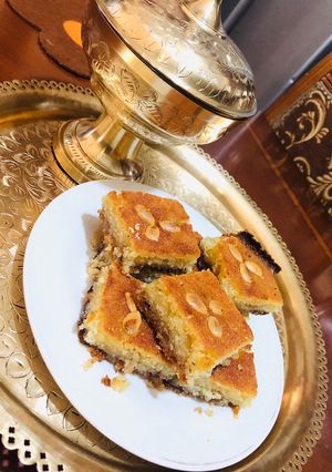 صورة لوصفة هريسه بالسميد والسمن البلدي ❤️