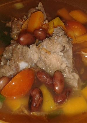Foto resep Sop Kacang Merah Iga Babi (non halal)