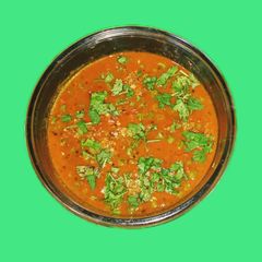 A picture of Green Peas coconut Curry.