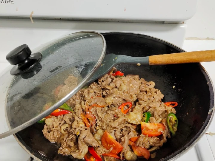 Cara Gampang Membikin Resep Beef slice oseng yang Bisa Manjain Lidah Anti Ribet, Mantap Sekali