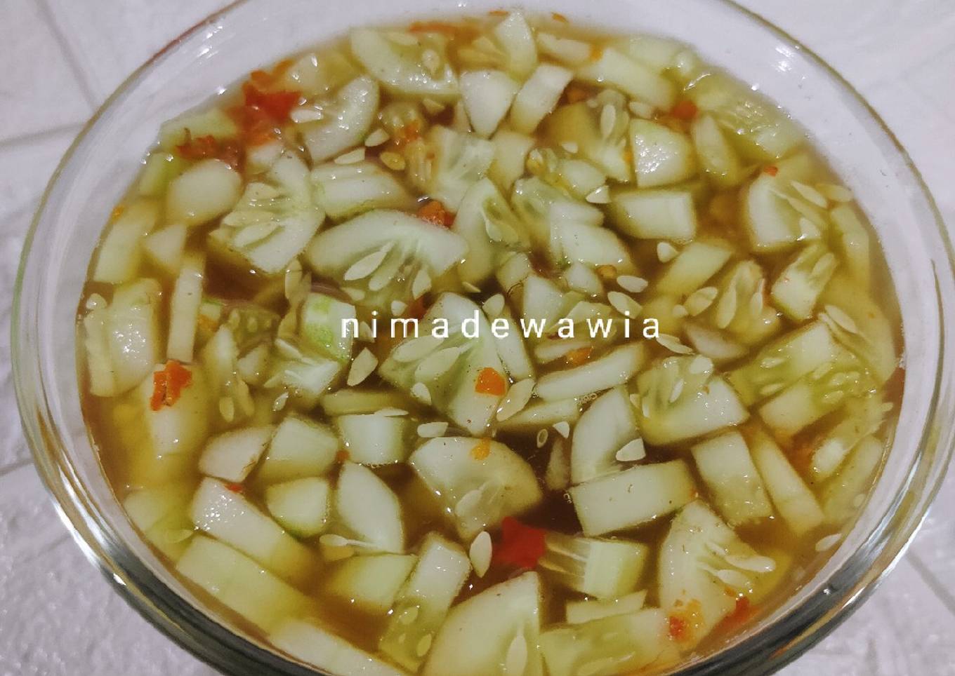 Rujak Mentimun Pedas