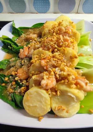 Foto resep Pokcoy udang tofu
