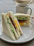 Taiwanese Breakfast Shop-Style Pork Floss Sandwich