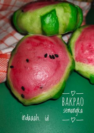 Foto resep Bakpao Semangka