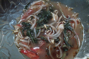 Resep Tumis kangkung touge pedas, Enak Banget