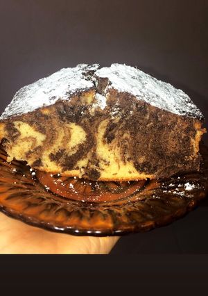 Una foto de Bizcochuelo de yogurt / Marmolado 🍰🤤