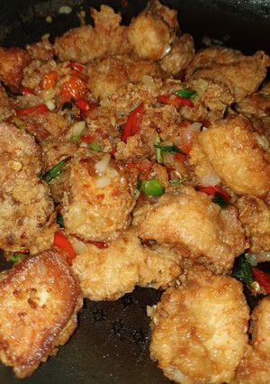 Foto resep Ayam Crispy Cabai Garam