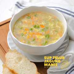 A picture of Sup Telur Jagung Manis.
