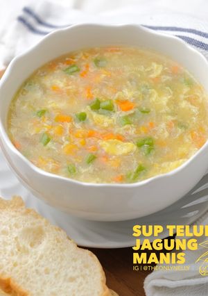 Foto resep Sup Telur Jagung Manis