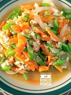 Foto resep Cah buncis wortel