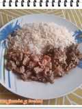 Carne con jamón y tocino