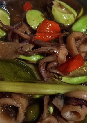 Foto resep Cumi Basah Pete Saustiram