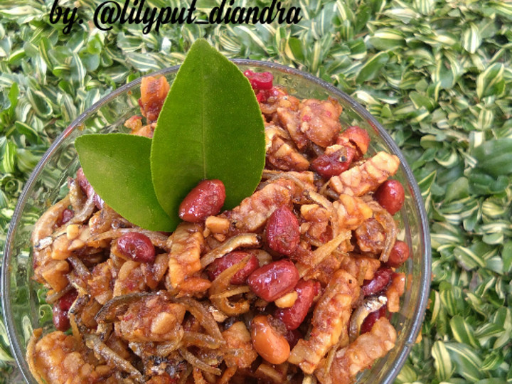 Wajib coba! Cara  memasak Sambal Kering Tempe, Teri dan Kacang Tanah dijamin sedap