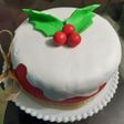 Mini Torta Navideña - Keke de Vainilla y Frutas Confitadas