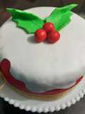 Mini Torta Navideña - Keke de Vainilla y Frutas Confitadas