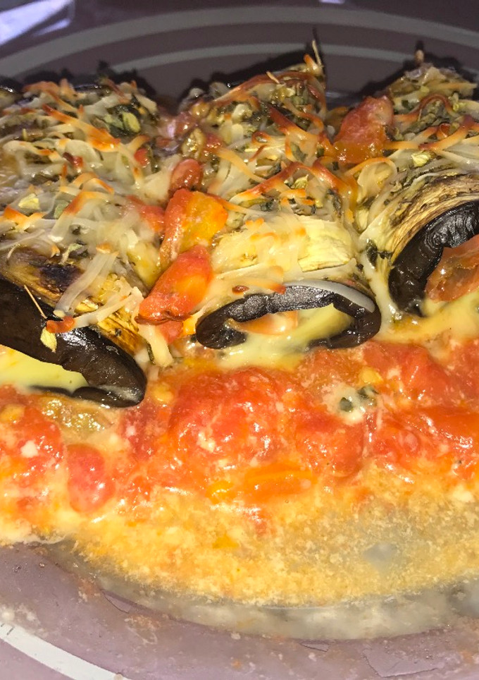 Una foto de Rollitos de Berenjenas con Jamón y queso