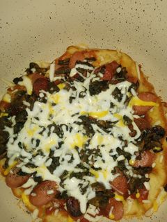 عکسی از دستور پیتزا با خمیر نانوایی