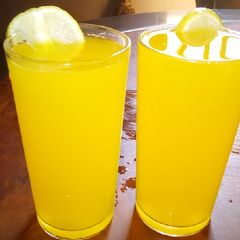 Tangerine juice A picture of Tangerine juice.