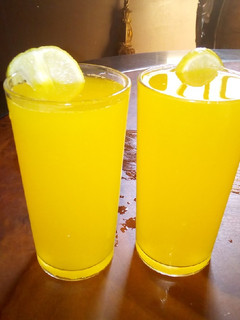 A picture of Tangerine juice.