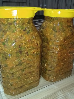 عکسی از دستور ترشی لیته بادمجان
