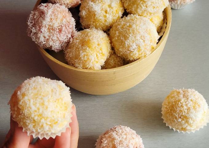 Boule de coco à la confiture(gâteau marocain richbond)