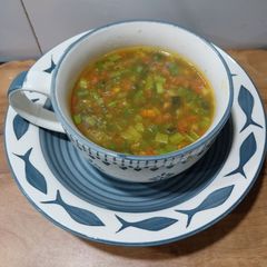 A picture of Whole barley soup.