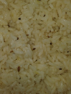 A picture of Cumin (Jeera) Rice.
