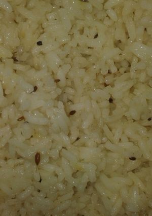 A picture of Cumin (Jeera) Rice.