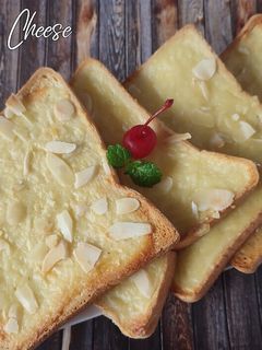 Foto resep Almond Cheese Toast