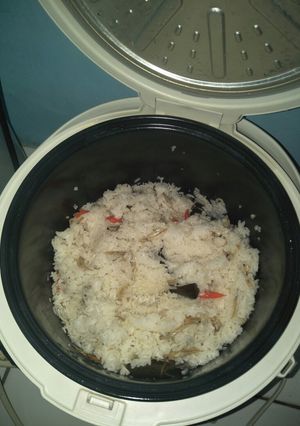 Foto resep Nasi Liwet Ricecooker (simple)