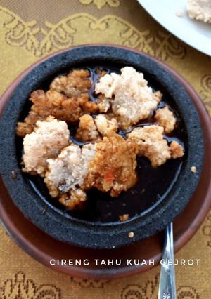 Foto resep Cireng Tahu Kuah Gejrot
