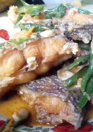 Foto resep Ikan nila santan cabai hijau #BikinRamadhanBerkesan
