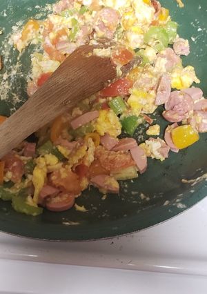 Una foto de Huevo a la mexicana